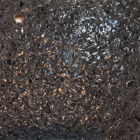 Decorative Poly-Chip Color Volcanic Ash Base Dark Gray Size 1/4